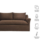 Modway Somerset 70" Linen Blend Slipcovered Loveseat