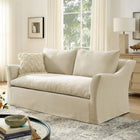 Modway Somerset 70" Linen Blend Slipcovered Loveseat
