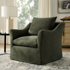 Modway Somerset Linen Blend Slipcovered Armchair