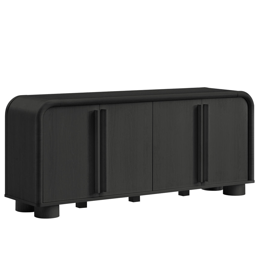 Modway Bellamy Curved 4-Door Sideboard Cabinet