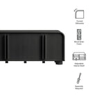 Modway Bellamy Curved 4-Door Sideboard Cabinet