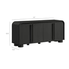 Modway Bellamy Curved 4-Door Sideboard Cabinet