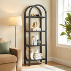 Modway Vexley 72 Inch Tall Narrow Arched Bookshelf