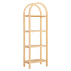 Modway Vexley 72 Inch Tall Narrow Arched Bookshelf  