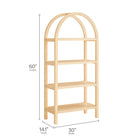Modway Vexley 60 Inch Arched Bookshelf