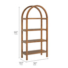 Modway Vexley 60 Inch Arched Bookshelf