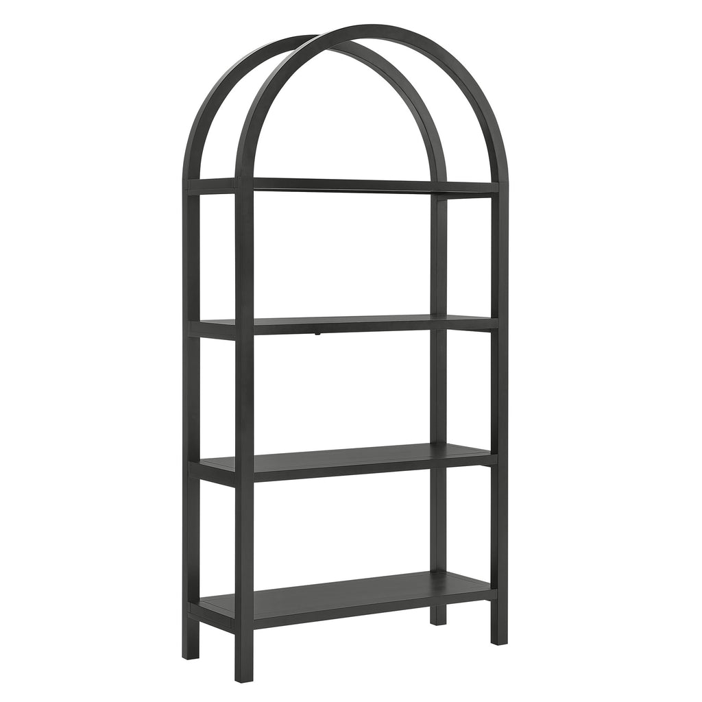 Modway Vexley 72 Inch Large Arched Bookshelf  