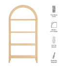 Modway Vexley 72 Inch Large Arched Bookshelf