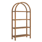 Modway Vexley 72 Inch Large Arched Bookshelf  
