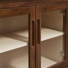 Modway Nell 72" Glass Door Sideboard Storage Display Cabinet