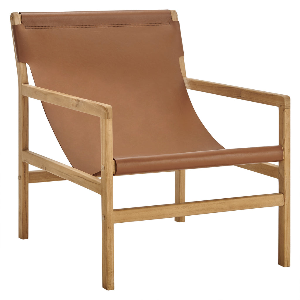 Modway Sonora Leather Sling Chair  