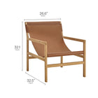 Modway Sonora Leather Sling Chair