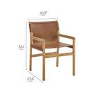 Modway Sonora Leather Dining Chair