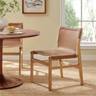 Modway Sonora Leather Dining Side Chair