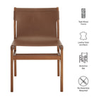 Modway Sonora Leather Dining Side Chair