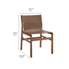 Modway Sonora Leather Dining Side Chair