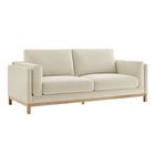 Modway Roscoe 81 inch Fabric Sofa  