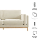 Modway Roscoe 81 inch Fabric Sofa