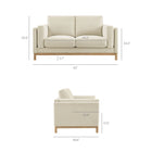 Modway Roscoe 63 inch Fabric Loveseat