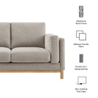 Modway Roscoe 63 inch Fabric Loveseat