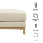 Modway Roscoe Fabric Ottoman