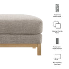 Modway Roscoe Fabric Ottoman