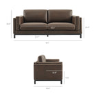 Modway Roscoe 81 inch Vegan Leather Sofa