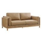 Modway Roscoe 81 inch Vegan Leather Sofa  