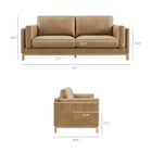 Modway Roscoe 81 inch Vegan Leather Sofa