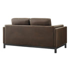 Modway Roscoe 63 inch Vegan Leather Loveseat