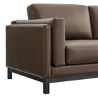 Modway Roscoe 63 inch Vegan Leather Loveseat