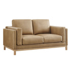 Modway Roscoe 63 inch Vegan Leather Loveseat  