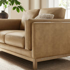 Modway Roscoe 63 inch Vegan Leather Loveseat