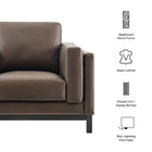 Modway Roscoe Vegan Leather Armchair
