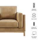 Modway Roscoe Vegan Leather Armchair