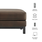 Modway Roscoe Vegan Leather Ottoman