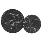 Modway Fortitude Round Faux Marble Top Nesting Coffee Table Set