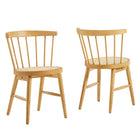Modway Lykke Curved Spindle Back Dining Chairs Set of 2  