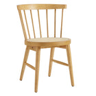 Modway Lykke Curved Spindle Back Dining Chairs Set of 2