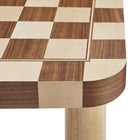 Modway Oscar 36 Inch Square Checkered Dining Table
