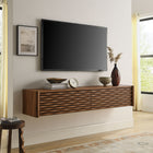 Modway Emric Wave 71" Wall-Mounted TV Cabinet