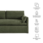 Modway Wellfleet Slipcovered Linen-Blend Loveseat