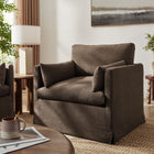 Modway Wellfleet Slipcovered Linen-Blend Armchair