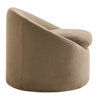 Modway Sadie Slipcovered Linen-Blend Round Accent Chair