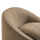 Modway Sadie Slipcovered Linen-Blend Round Accent Chair