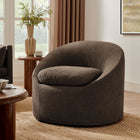Modway Sadie Slipcovered Linen-Blend Round Accent Chair