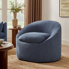 Modway Sadie Slipcovered Linen-Blend Round Accent Chair