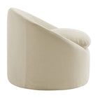 Modway Sadie Slipcovered Linen-Blend Round Accent Chair