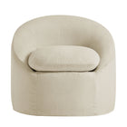 Modway Sadie Slipcovered Linen-Blend Round Accent Chair