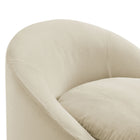Modway Sadie Slipcovered Linen-Blend Round Accent Chair